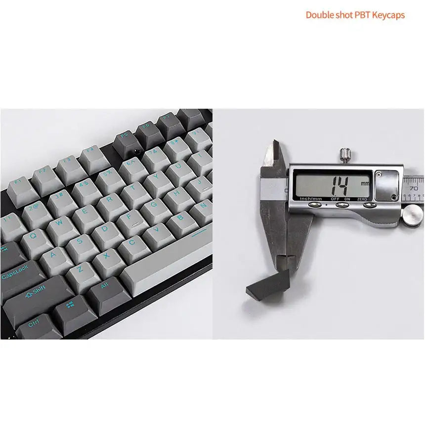 Archon - PBT Cherry Profile Double Injection Key cap 110 keys (Sky Blue Wise) - Archon - Mechanical Keyboard - Harumio