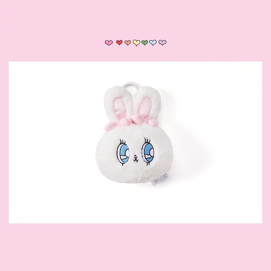 Esther Bunny - Plush Doll Face Keyring