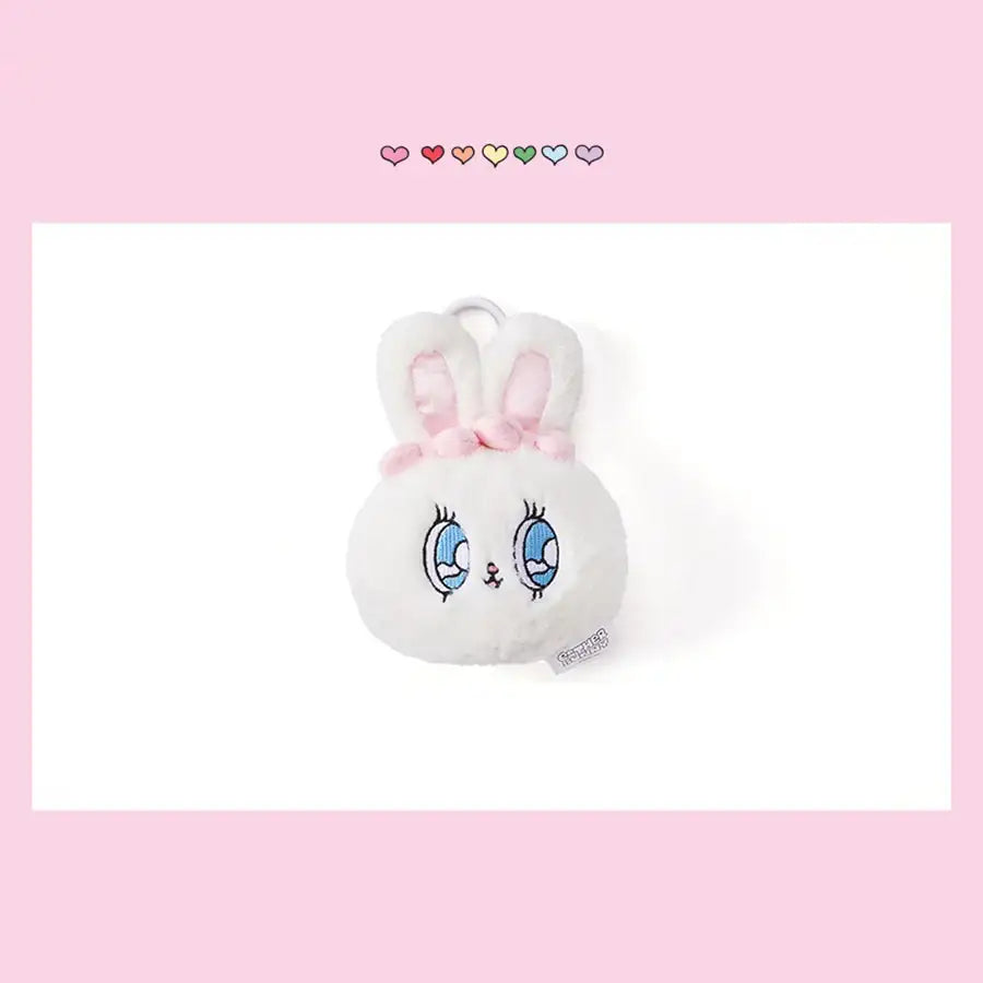 Esther Bunny - Plush Doll Face Keyring - Esther Bunny - Accessories - Harumio