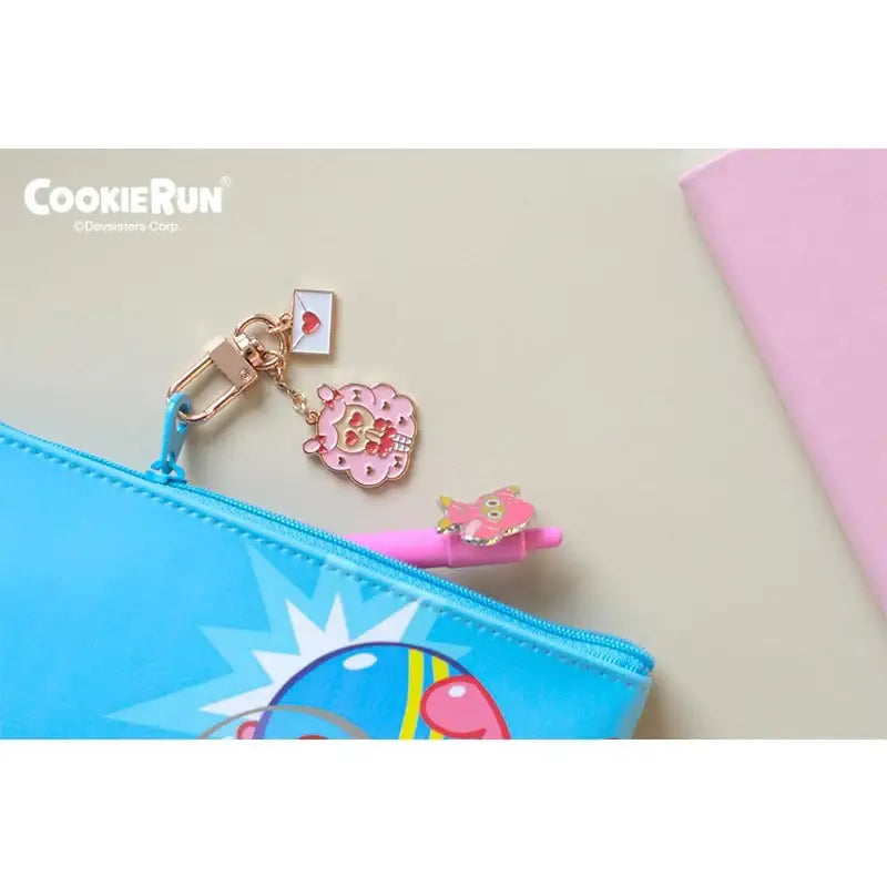 Cookie Run x Hi, Bye Mama - Cotton Candy Cookie Love Letter Keyring - Cookie Run x Hi, Bye Mama - Accessories - Harumio