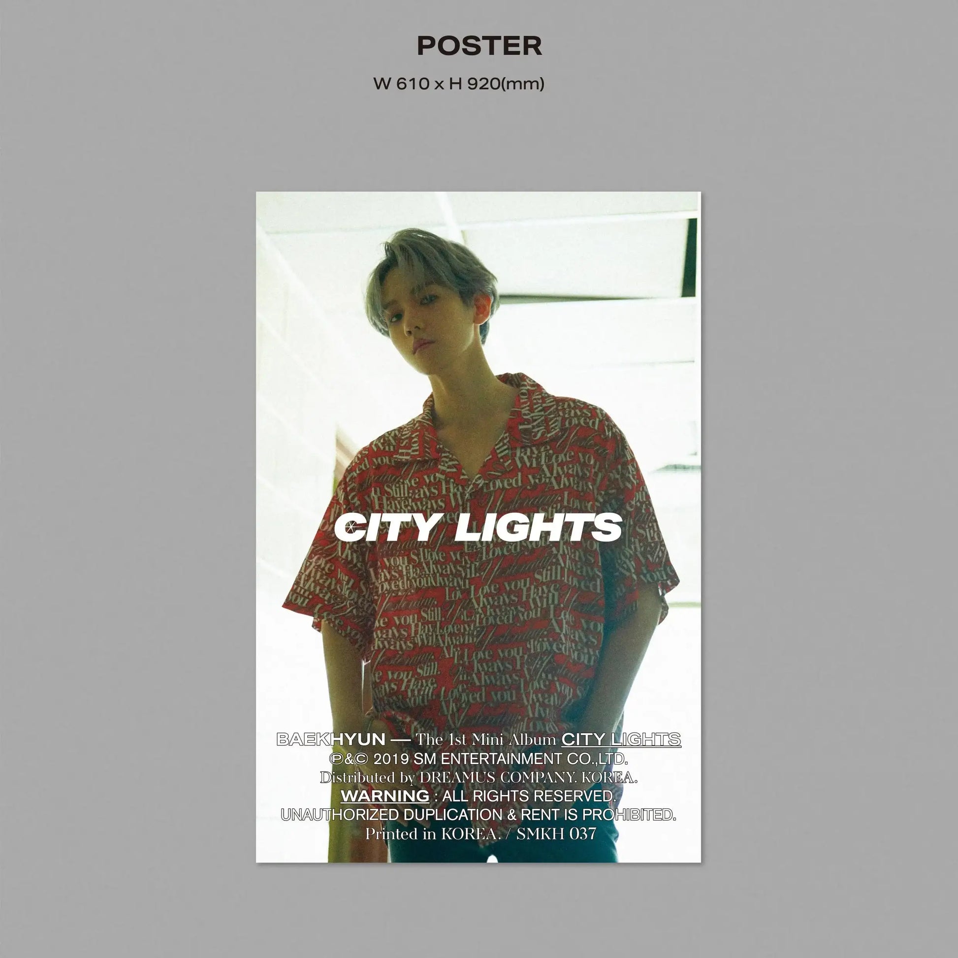 Baek Hyun - Mini Album Vol. 1 City Lights - Kihno version - Baek Hyun - Mini Album - Harumio