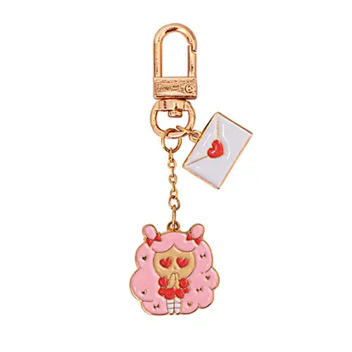 Cookie Run x Hi, Bye Mama - Cotton Candy Cookie Love Letter Keyring - Cookie Run x Hi, Bye Mama - Accessories - Harumio