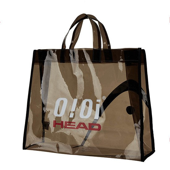 HEAD x 5252 by O!Oi - Logo PVC Bag - Black