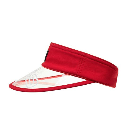 HEAD x 5252 by O!Oi - Logo Clear Sun Cap - Red