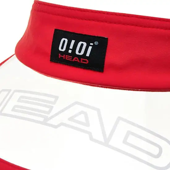 HEAD x 5252 by O!Oi - Logo Clear Sun Cap - Red - HEAD - Cap - Harumio