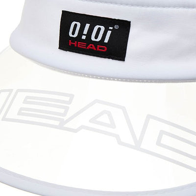 HEAD x 5252 by O!Oi - Logo Clear Sun Cap - White