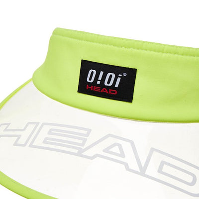 HEAD x 5252 by O!Oi - Logo Clear Sun Cap - Yellow