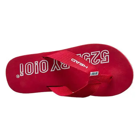 HEAD x 5252 by O!Oi - Weekender Strap - Red - HEAD - Slippers - Harumio