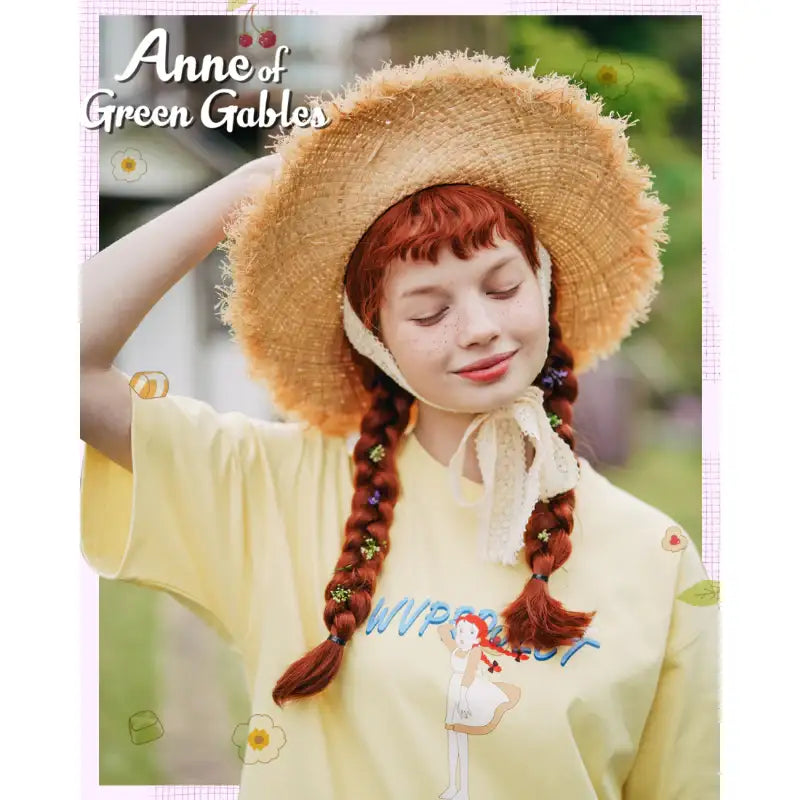 WVProject x Anne of Green Gables - Anne's Short Sleeve T-shirt - WVProject - T-Shirts - Harumio