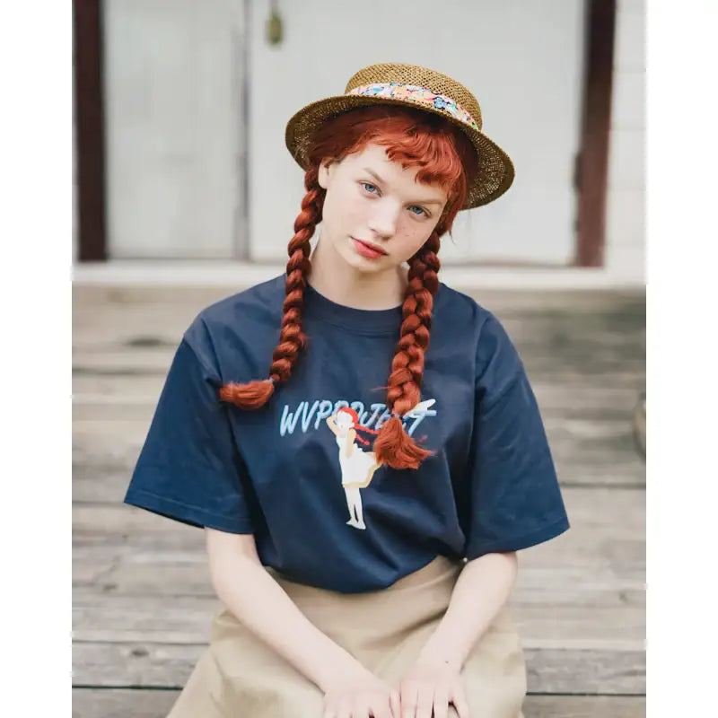 WVProject x Anne of Green Gables - Anne's Short Sleeve T-shirt - WVProject - T-Shirts - Harumio
