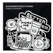Kakao Friends - Black & White Deco Sticker - Kakao Friends - Home & Living, Accessories - Harumio