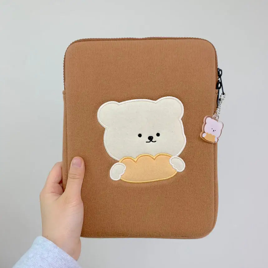 Bamtoree Bear - Bread Laptop Pouch - Bamtoree Bear - Accessories - Harumio