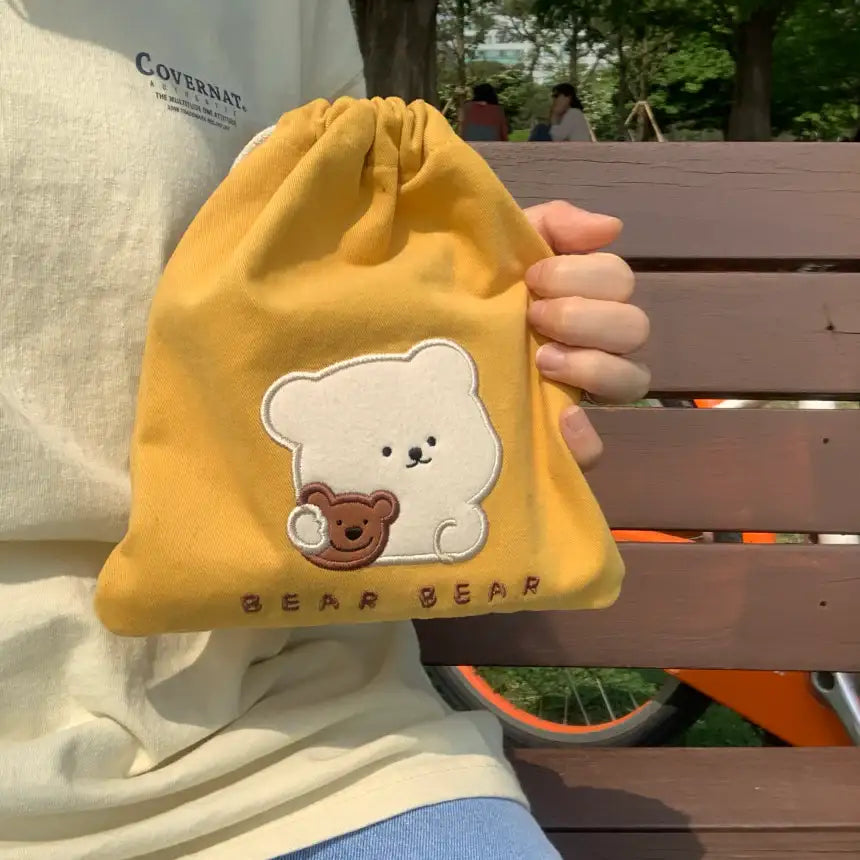 Bamtoree Bear - String Pouch - Bamtoree Bear - Accessories - Harumio