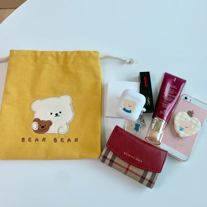 Bamtoree Bear - String Pouch - Bamtoree Bear - Accessories - Harumio