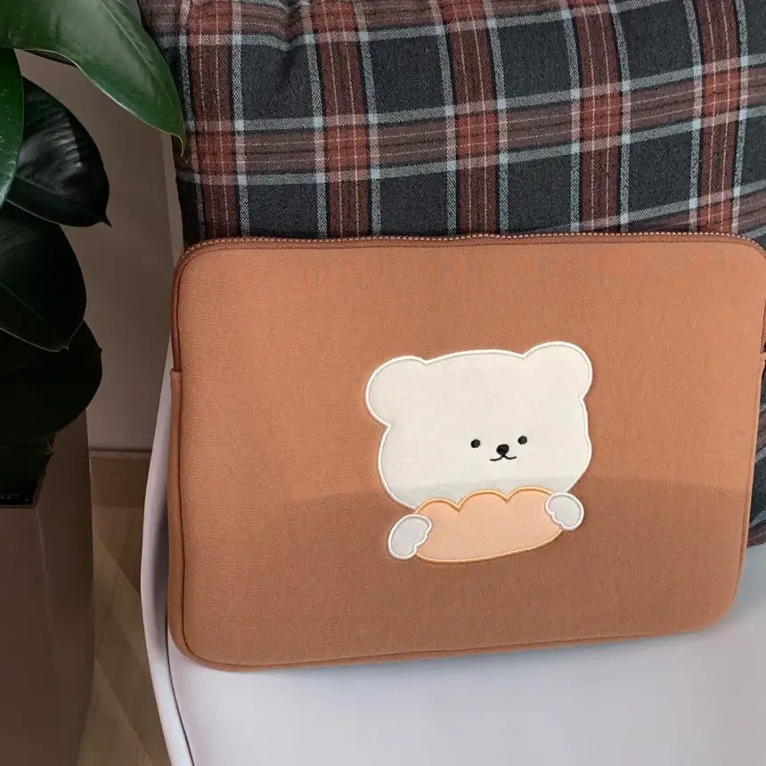 Bamtoree Bear - Bread Laptop Pouch - Bamtoree Bear - Accessories - Harumio