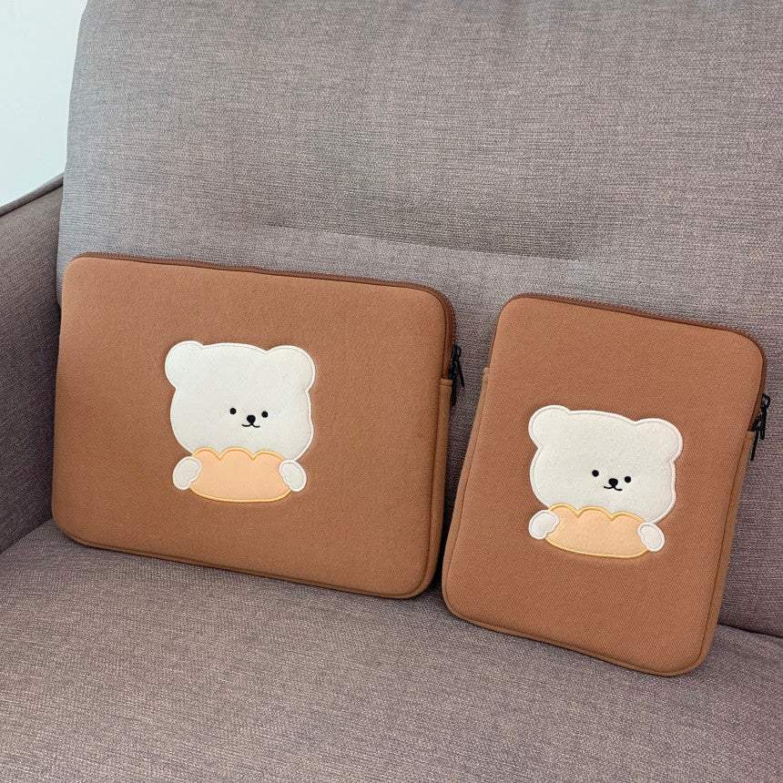 Bamtoree Bear - Bread Laptop Pouch - Bamtoree Bear - Accessories - Harumio