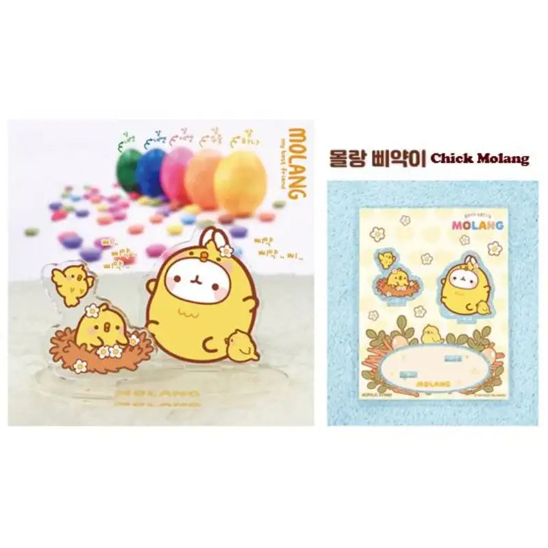 Molang - Animal Acrylic Stand - Molang - Acrylic Stand - Harumio