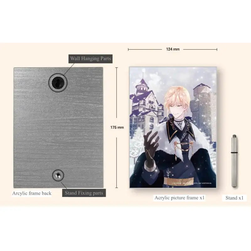 The Knight and Her Emperor - Acrylic Frame Vol.3 - Lucius - D&C WEBTOON Biz - Acrylic Frame - Harumio
