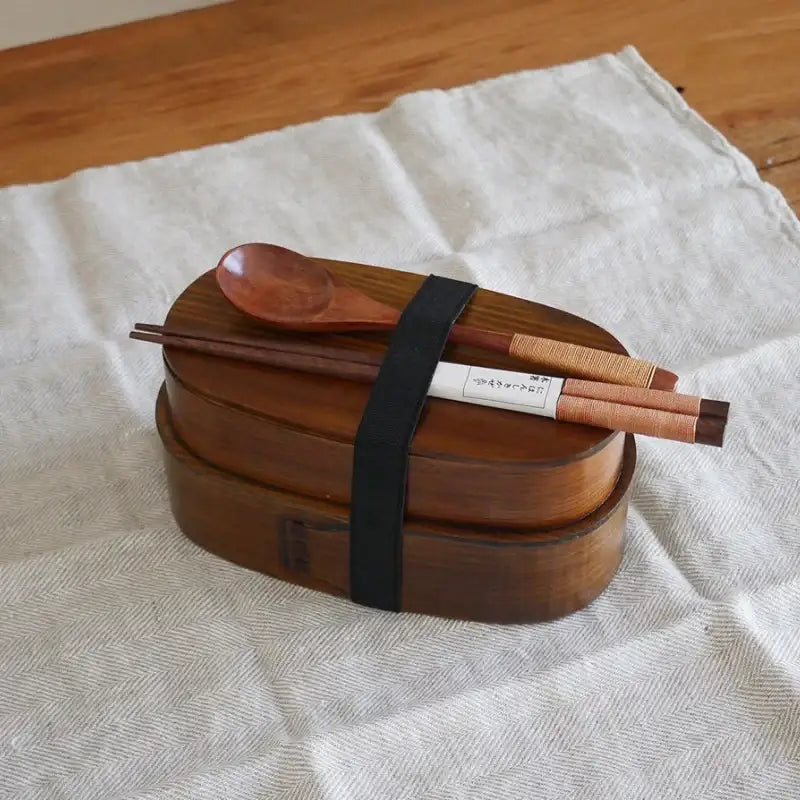 Somkist - Double Wooden Lunch Box - Somkist - Home & Living - Harumio