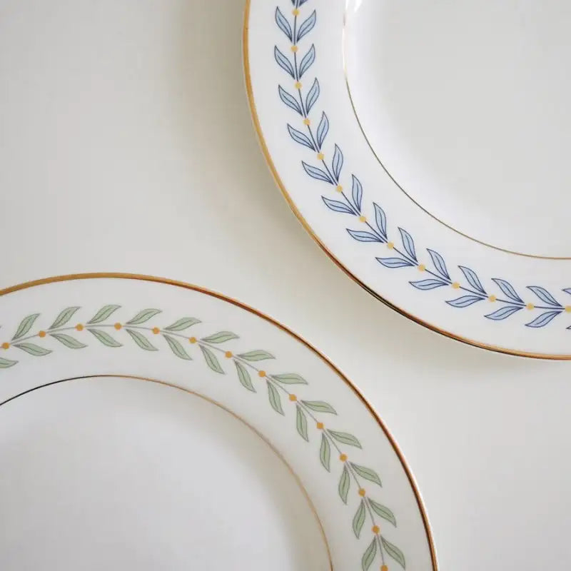 Somkist - Gold Rim Laurel Plate - Somkist - Home & Living - Harumio
