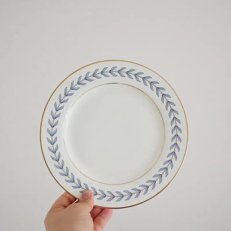 Somkist - Gold Rim Laurel Plate - Somkist - Home & Living - Harumio