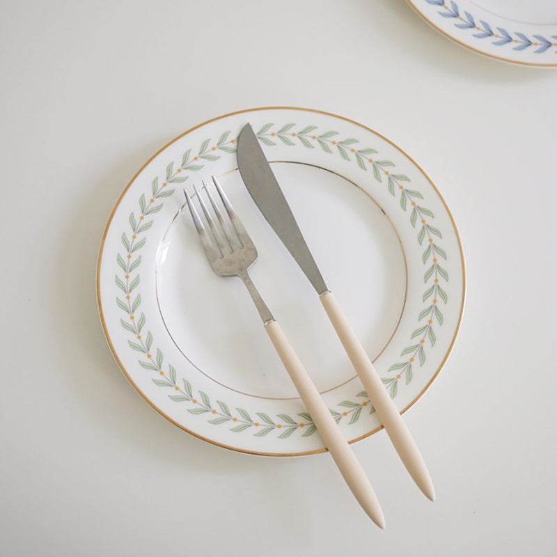 Somkist - Gold Rim Laurel Plate