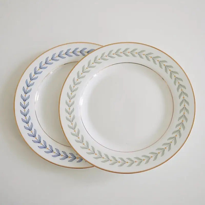 Somkist - Gold Rim Laurel Plate - Somkist - Home & Living - Harumio