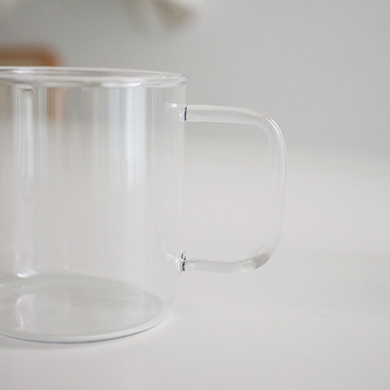 Somkist - Plain Handle Glass Nespresso Cup