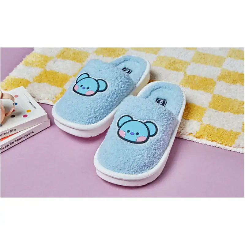 BT21 - Minini Big Face Boucle Slippers - LINE FRIENDS - Footwear - Harumio