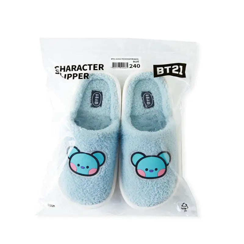 BT21 - Minini Big Face Boucle Slippers - LINE FRIENDS - Footwear - Harumio