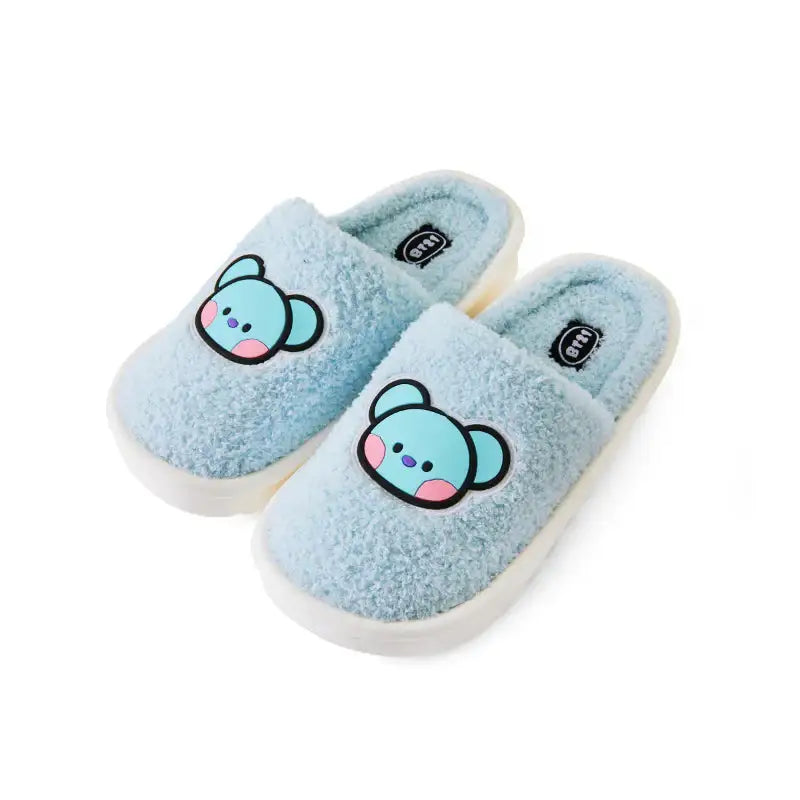 BT21 - Minini Big Face Boucle Slippers - LINE FRIENDS - Footwear - Harumio