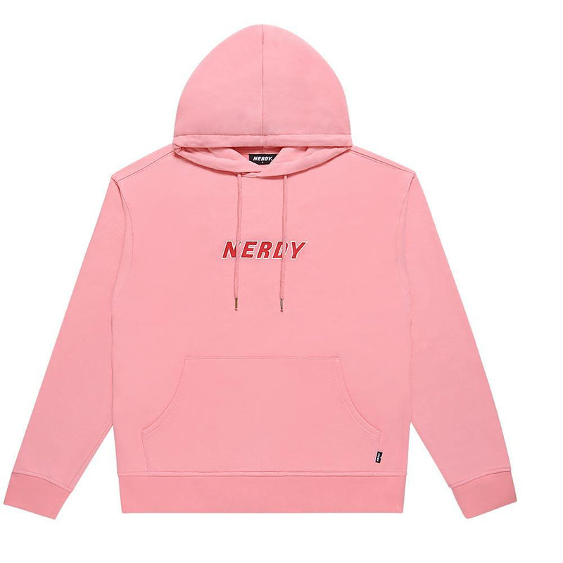 Nerdy - Logo Pullover Hoodie - Pink