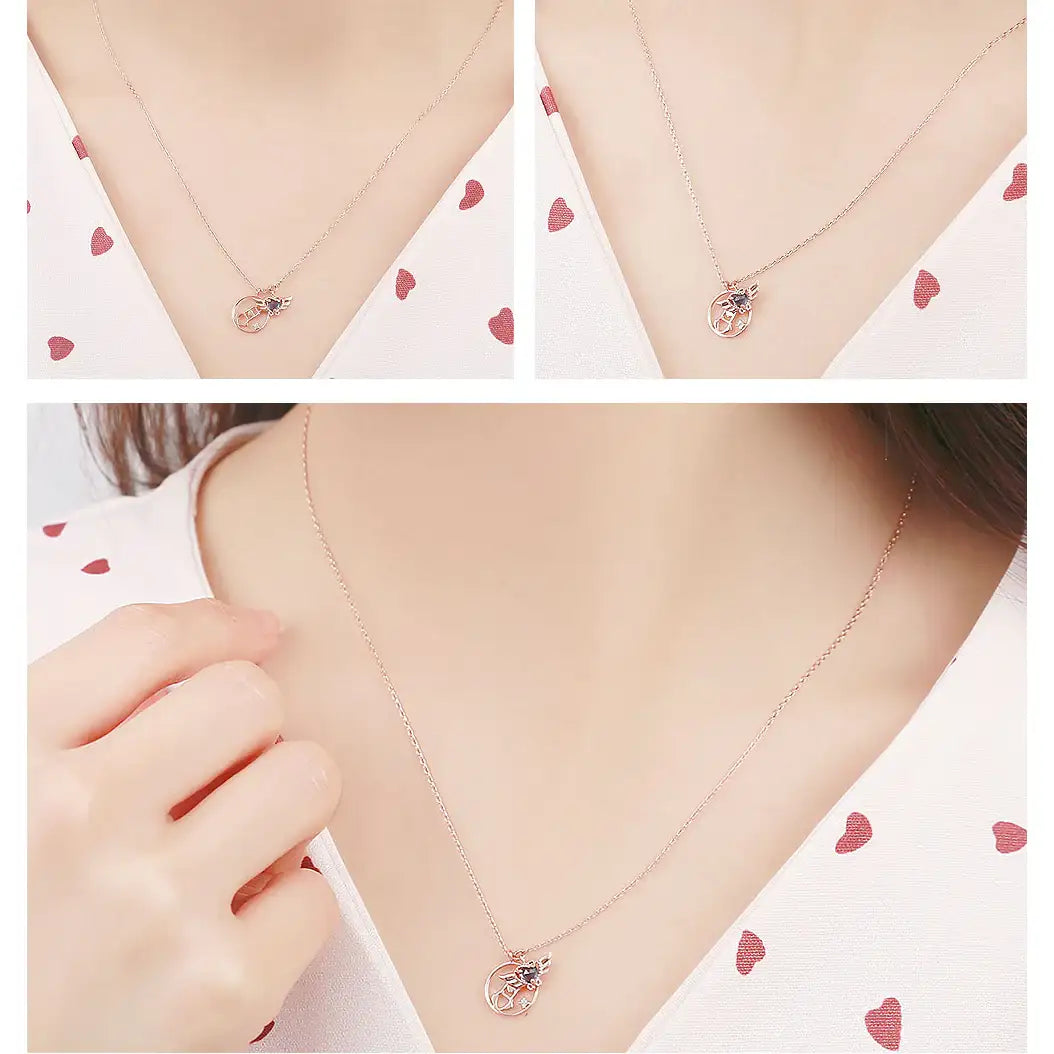 Wedding Peach x CLUE - Lily Necklace - Angel of Love - Wedding Peach x CLUE - Jewelry - Harumio