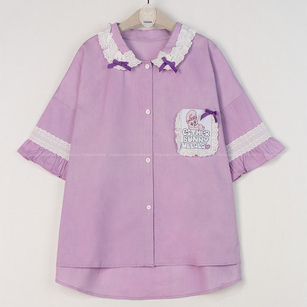 Esther Bunny x Ullala - Sweet and Sour Lavender Pajamas Set