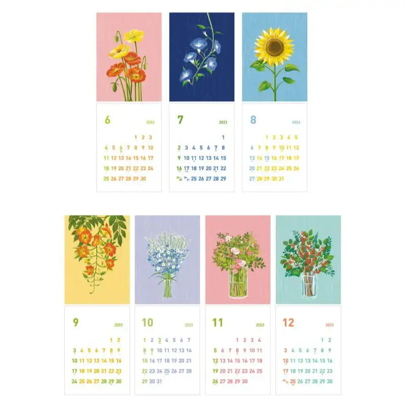 Jam Studio - 2023 Flower Calendar - JAM STUDIO - Calendar - Harumio