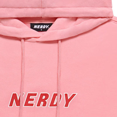 Nerdy - Logo Pullover Hoodie - Pink