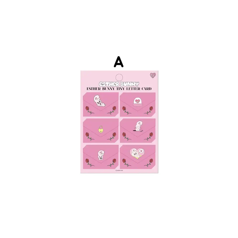 Esther Bunny - Tiny Letter Card - Esther Bunny - Accessories - Harumio