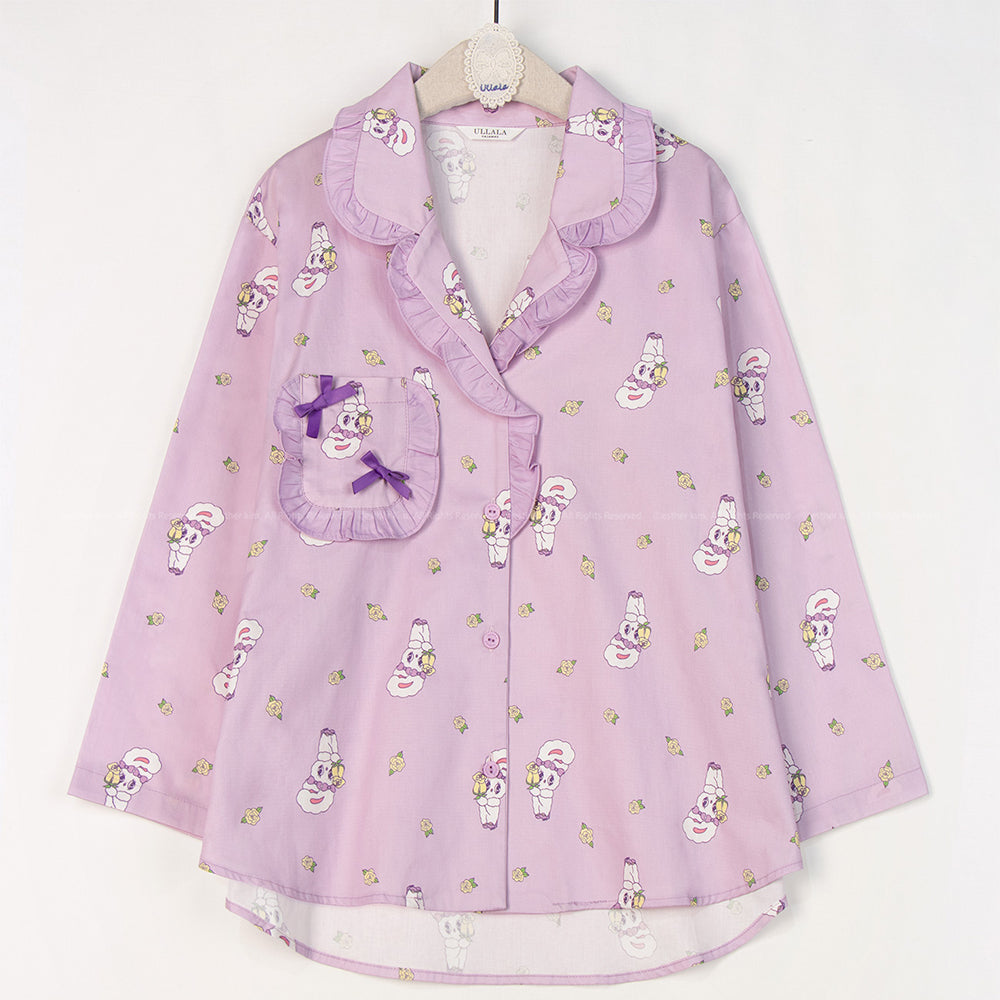 Esther Bunny x Ullala - Sweet Bunny Fair Lavender Pajamas Set