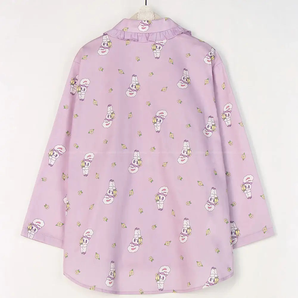 Esther Bunny x Ullala - Sweet Bunny Fair Lavender Pajamas Set - Esther Bunny x Ullala - Clothing - Harumio