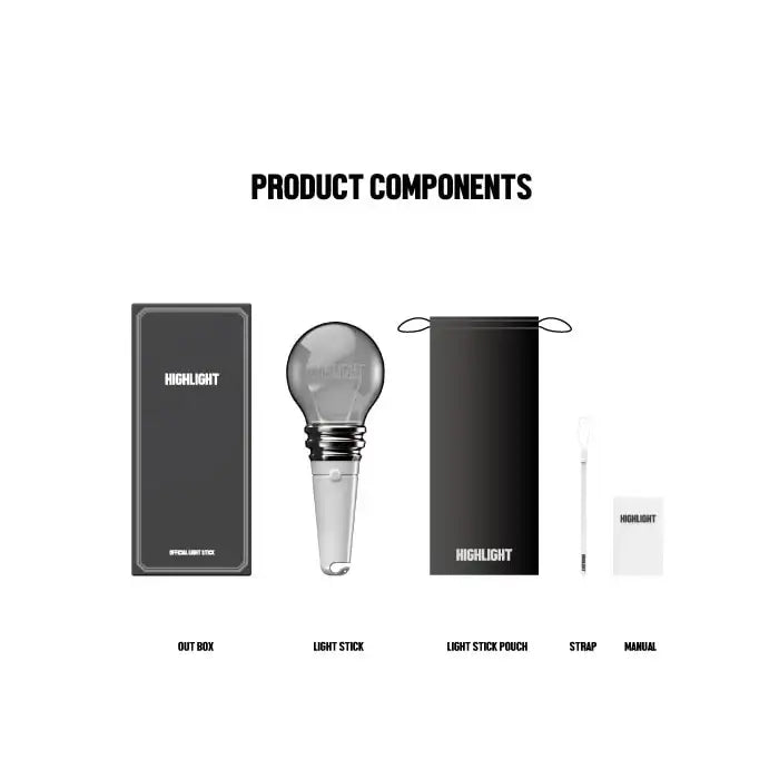 Highlight - Official Merch - Official Light Stick - Highlight - Accessories - Harumio