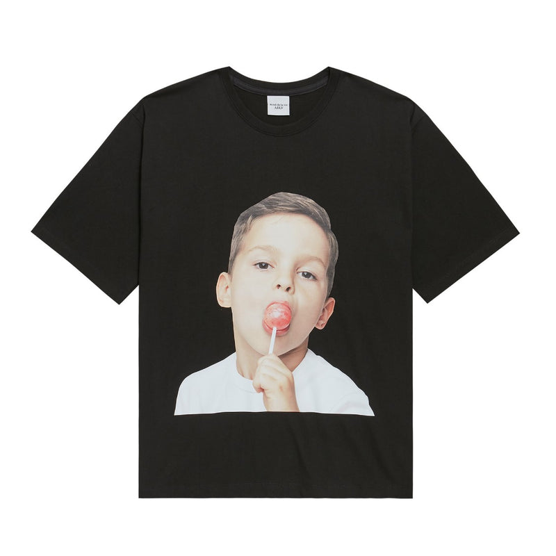 ADLV - Baby Face with Lollipop Short Sleeve T-Shirt