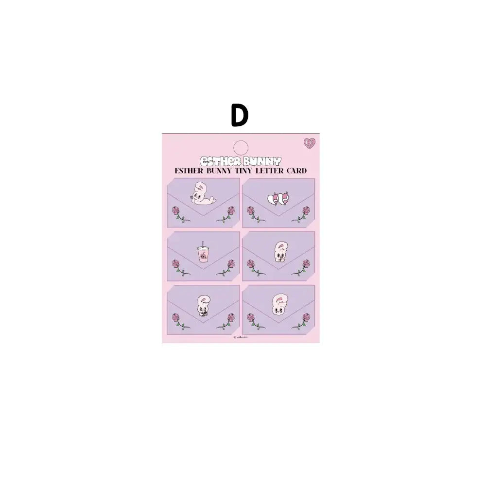 Esther Bunny - Tiny Letter Card - Esther Bunny - Accessories - Harumio