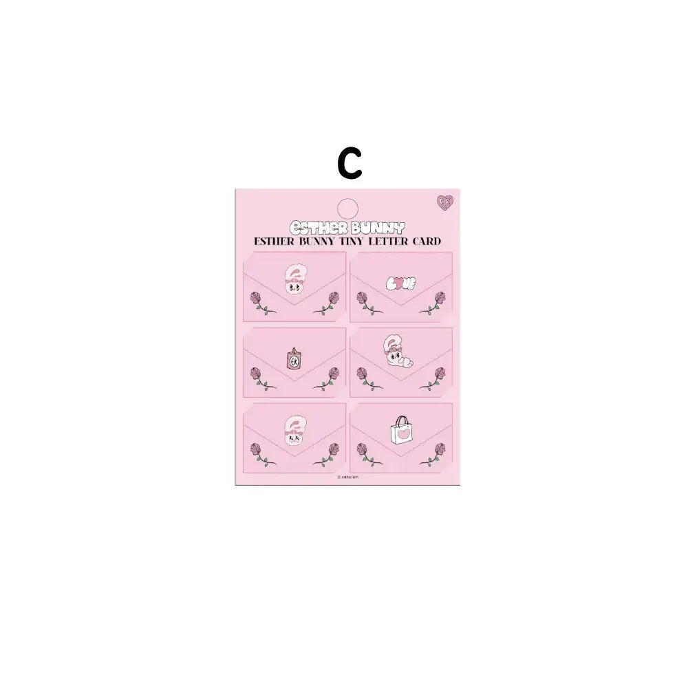 Esther Bunny - Tiny Letter Card - Esther Bunny - Accessories - Harumio