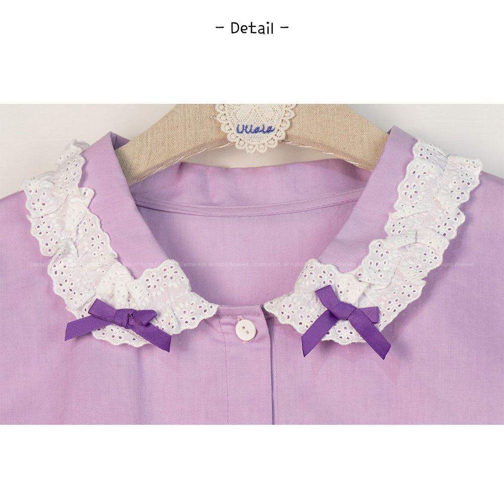 Esther Bunny x Ullala - Sweet and Sour Lavender Pajamas Set