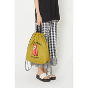 Common Kitchen X Lucky Chouette - A Lucky Table Print Point Nylon Backpack - Common Kitchen X Lucky Chouette - Bags - Harumio