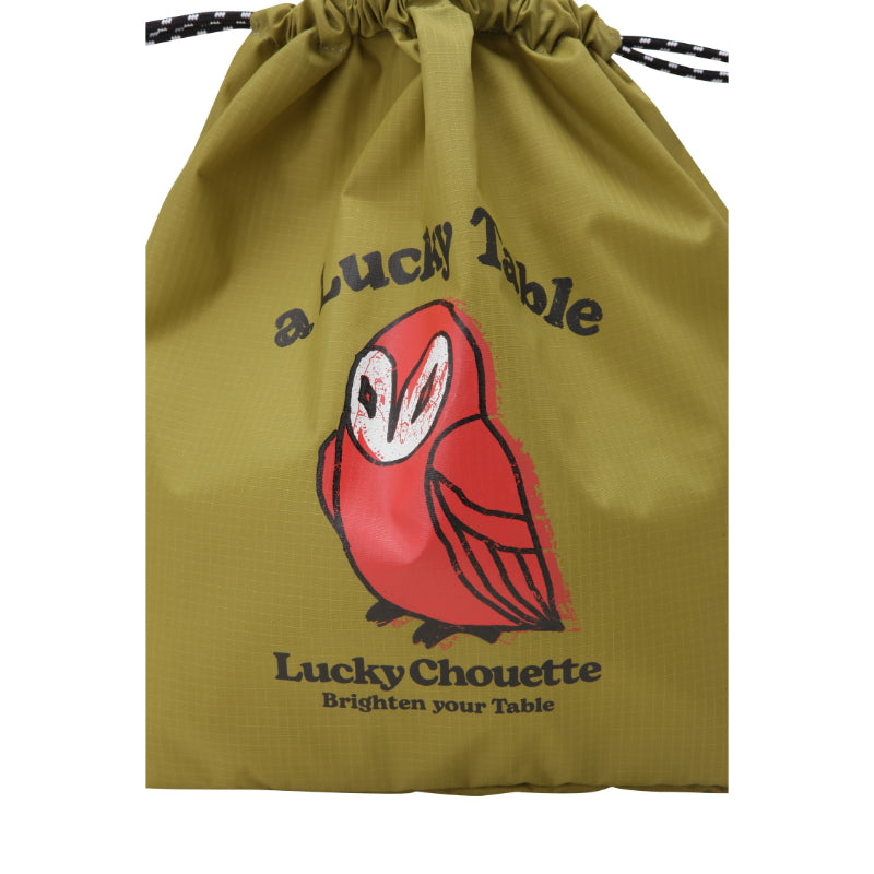 Common Kitchen X Lucky Chouette - A Lucky Table Print Point Nylon Backpack