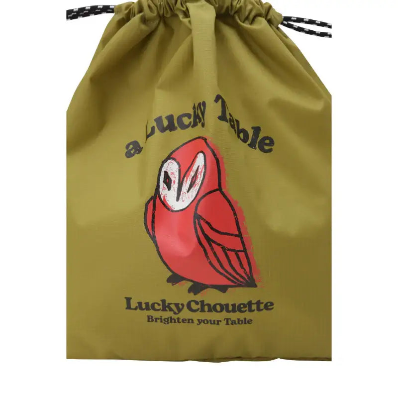 Common Kitchen X Lucky Chouette - A Lucky Table Print Point Nylon Backpack - Common Kitchen X Lucky Chouette - Bags - Harumio