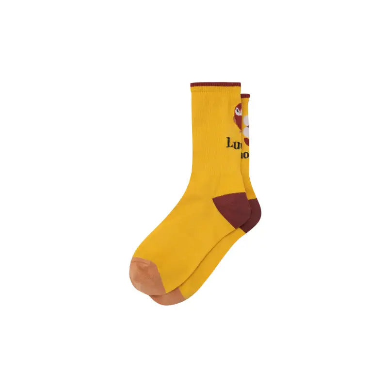 Common Kitchen X Lucky Chouette - A Lucky Table CHOUETTE Cotton Socks - Common Kitchen X Lucky Chouette - Clothes - Harumio