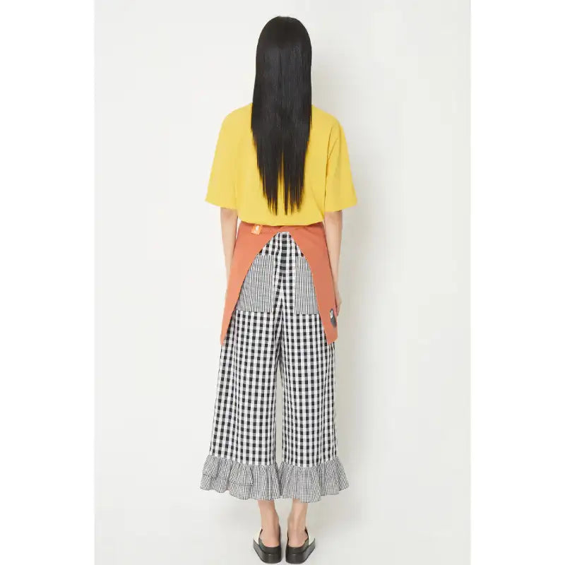 Common Kitchen X Lucky Chouette - A Lucky Table Oxford Apron - Common Kitchen X Lucky Chouette - Clothes - Harumio