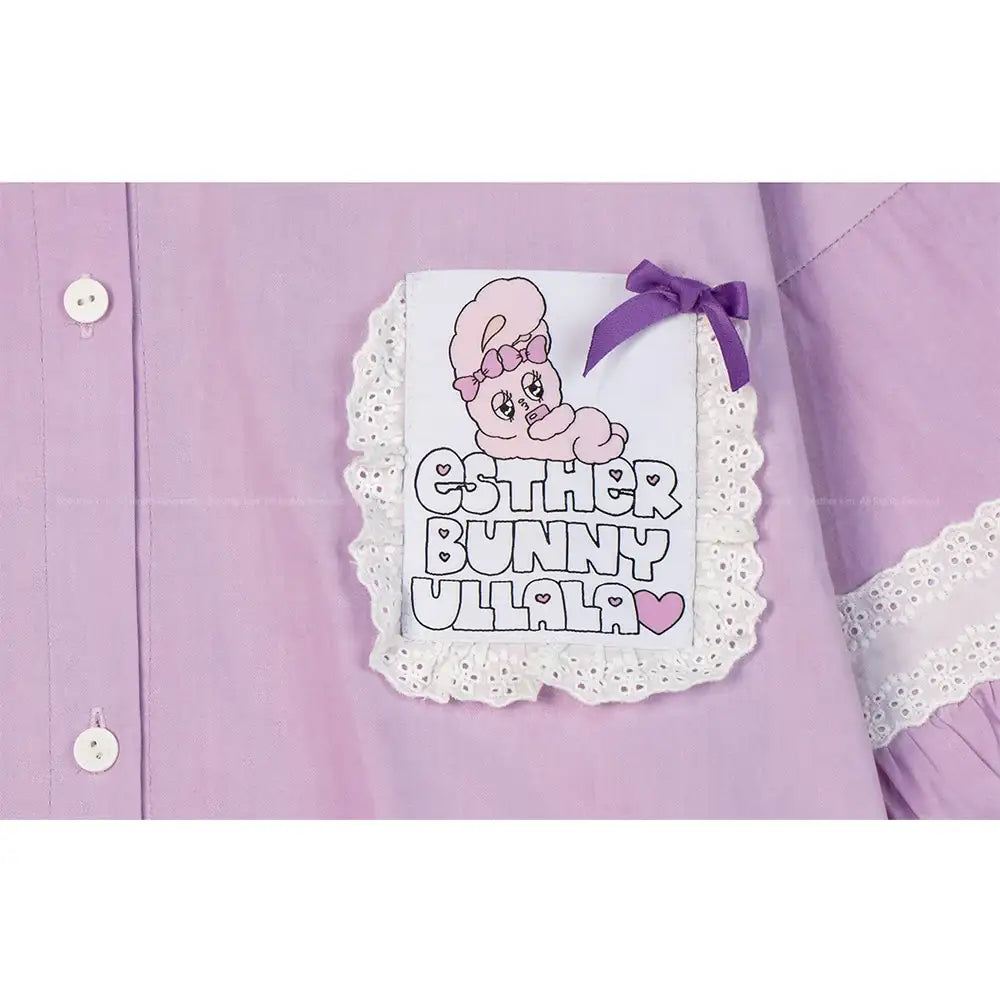 Esther Bunny x Ullala - Sweet and Sour Lavender Pajamas Set - Esther Bunny x Ullala - Clothing - Harumio
